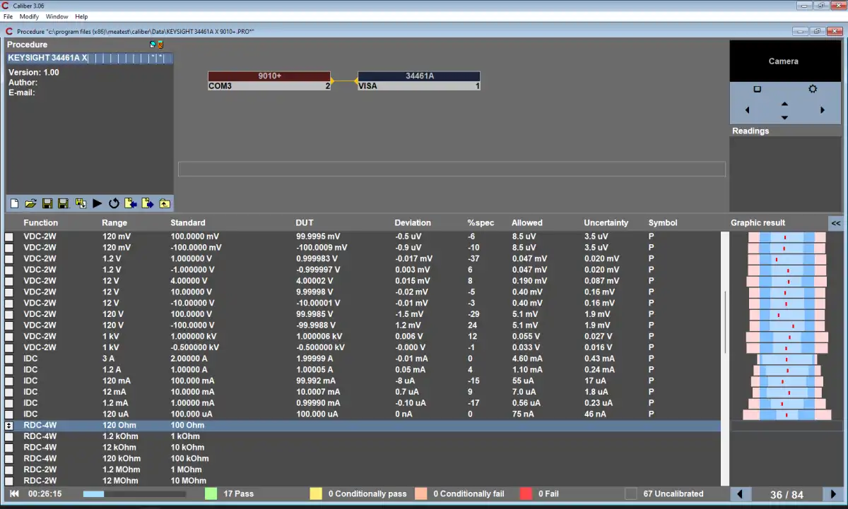 Caliber Calibration Software